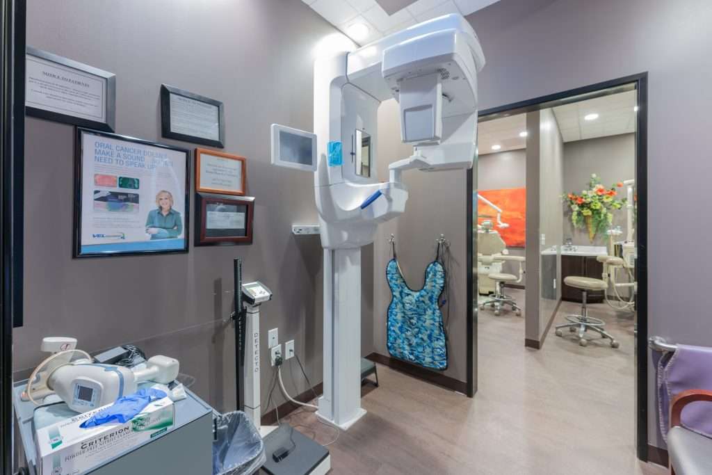 Cone beam 3D imaging and panoramic X-ray machine at Sacramento Dentistry Group